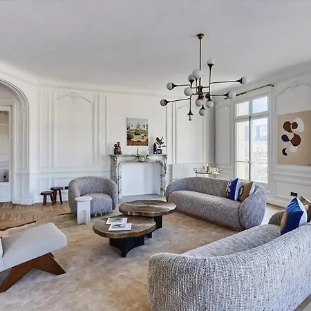 Appartement Luxueux Familial 5 Bd, Parc Monceau *