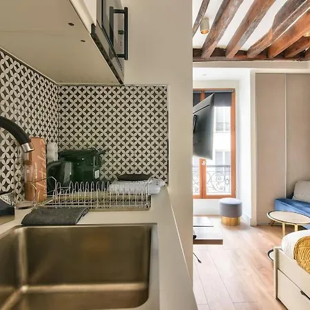 Studio Centre Proche Du Quartier Montorgueil Apartment *
