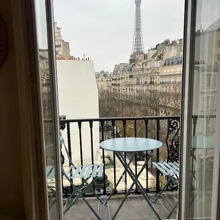 Vue Tour Eiffel Trocadero Apartment Paris
