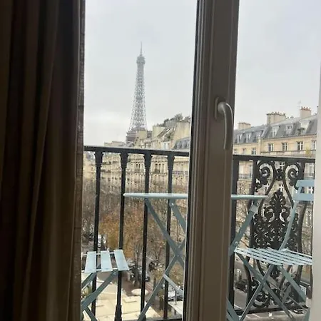 Vue Tour Eiffel Trocadero Apartment Paris