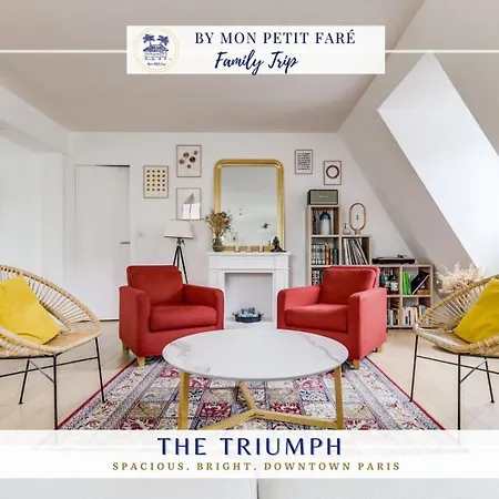 Le Triomphe - Spacieux & Lumineux - Champs Elysees Apartament Paryż
