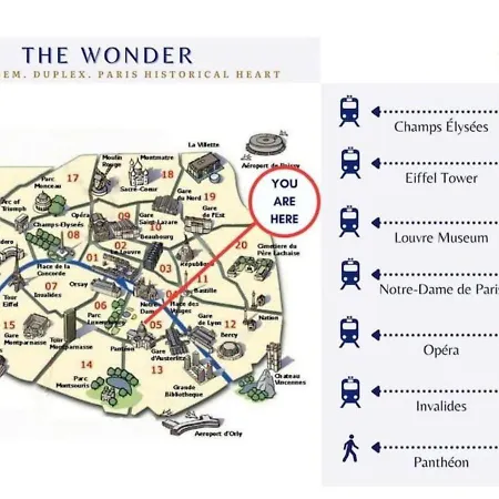 The Wonder - Duplex & Quiet - Piano -latin Quarter * Paris