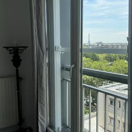 Apparemment Lumineux Vue Tour Eiffel Apartment Paris