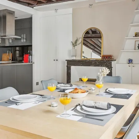 Bnbnook - Bright 2br Near Louvre & Pompidou * Paris