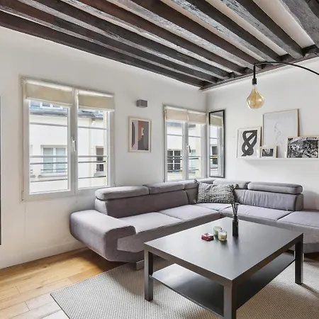 Apartment Bnbnook - Bright 2br Near Louvre & Pompidou