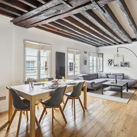 Bnbnook - Bright 2br Near Louvre & Pompidou Paris