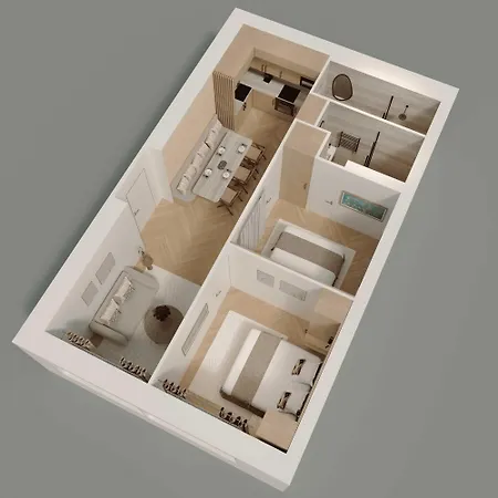 Elegant Apartment- 2br-6p- Le Marais