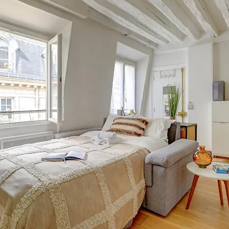 Apartment Bnbnook - Charming 1br Near Louvre & Palais Royal