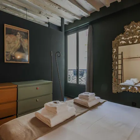 Apartman Peaceful - 1br 2p - Le Marais Párizs