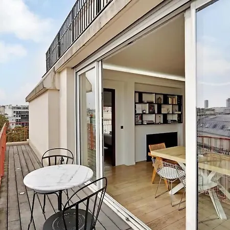 Penthouse Champs Elysees, Vue Sur Et La Tour Eiffel Parijs