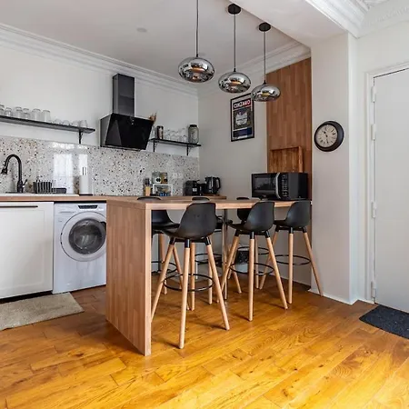 Apartment 2 Etages - Metro 9 Grands Boulevards - Folies Bergeres