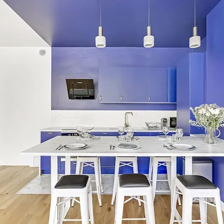 Blue Design 2bdr Flat In The Heart Of Bastille * Paris