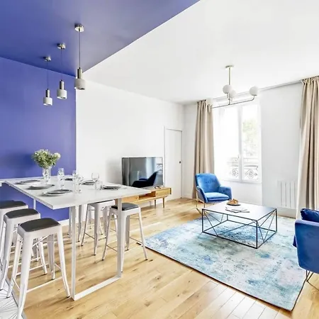 Blue Design 2bdr Flat In The Heart Of Bastille