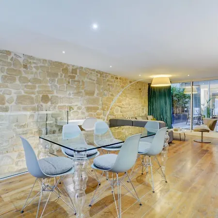 Jardin Prive - Gorgeous 3 Bed House In Le Marais Apartment Paris