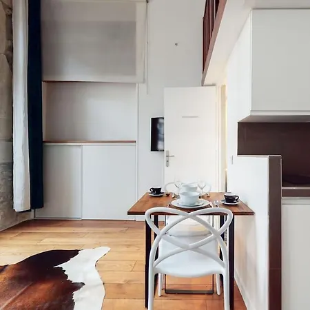 Chez Gustave: Clim Calm,saint Paul Marais, 2guests Appartamento Parigi