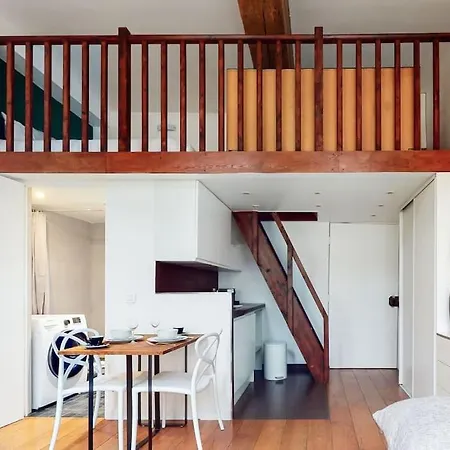Chez Gustave: Clim Calm,saint Paul Marais, 2guests