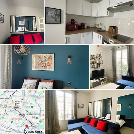 Appartement Sur Cour Quartier Olympiades *