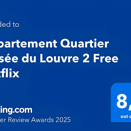Quartier Musee Du Louvre 2 Free Netflix Apartment *