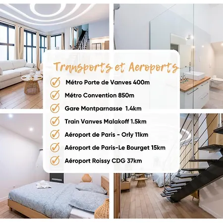 Magnifique Loft Le Brando - 3 - 2 Salles De Bain - 10 Personnes - Proximite Parc Des Expositions Apartment Paris
