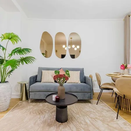 アパート Stylish 3 Min From Haussmann, Sleeps4