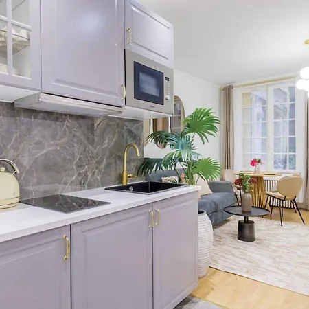 アパート Stylish 3 Min From Haussmann, Sleeps4 *