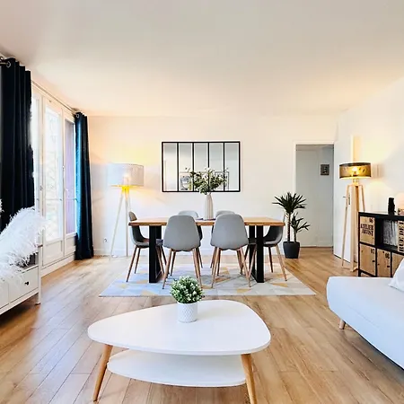 Myjolieparishome - King Size Bed, Ac Living Room, Balcony