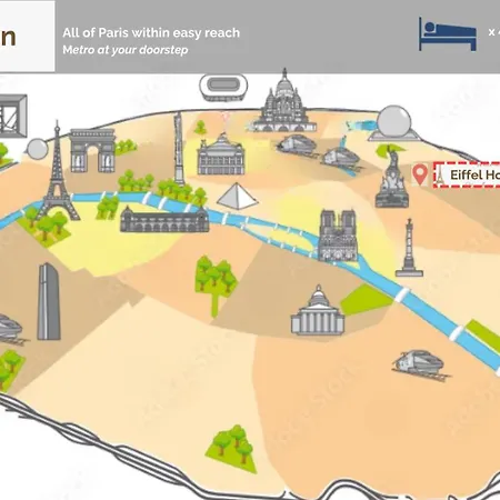 Eiffel Horizon - Grand Espace Familial Au Pied Du Metro Homestay *