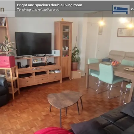 Homestay Eiffel Horizon - Grand Espace Familial Au Pied Du Metro Paris