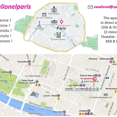アパート Casalionelparis : Your In The Heart Of *