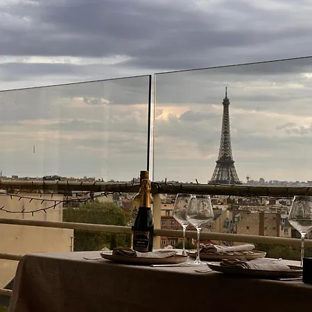 Luxury Flat With Terrace & Eiffel Tower View *
