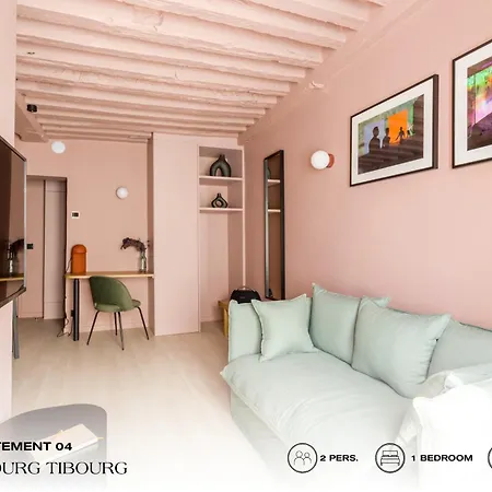 Apartamento Beauquartier - Marais, Bourg Tibourg