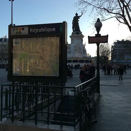 Apartment Duplex Republique Canal Saint Martin *