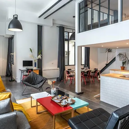 Outstanding Artist Loft - Between Marais&canal Apartment