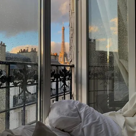 Magnifique Vue Sur La Tour Eiffel Paris