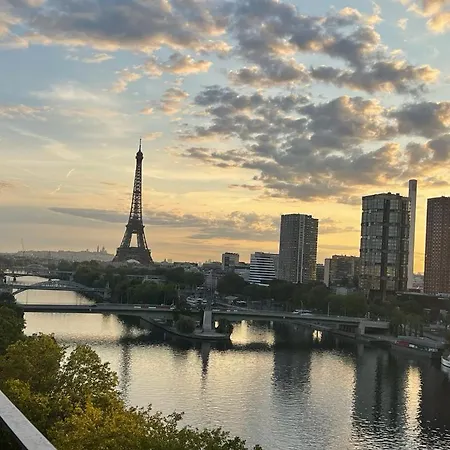 Vue Tour Eiffel 16 Eme Apartamento *