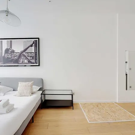 公寓 Charming Refurbished Studio -maraisbeaubourg *