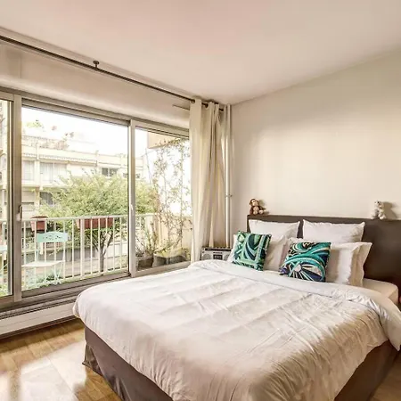 Rue Saint-maur 1-bed Balcony And View דירה