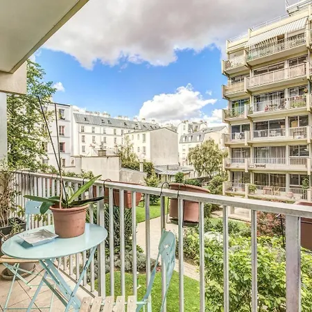Rue Saint-maur 1-bed Balcony And View דירה פריז
