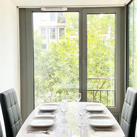 Apartamento Moderne - Parc De La -1min Du Metro París