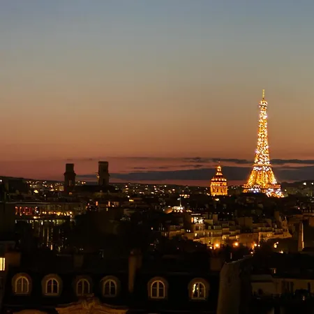 Floor With Eiffel Tower View And Roof