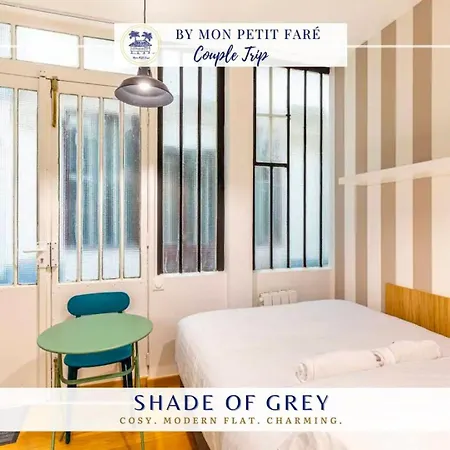 Le Shade Of Grey - Cosy & Compact - Marais Apartment