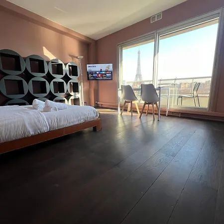 Luxury View Eiffel Tower 16th Trocadero Apartman Párizs