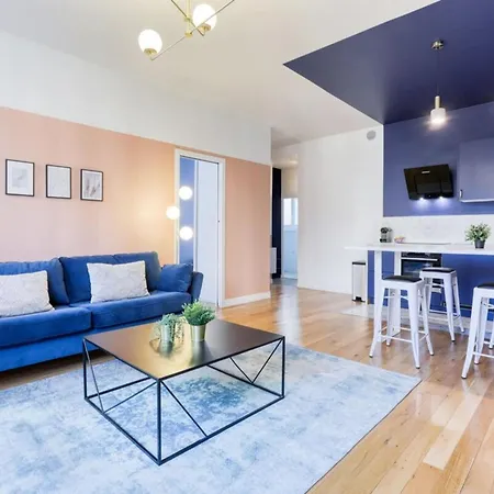 Blue Design 2bdr Flat In The Heart Of Bastille Apartamento Paris