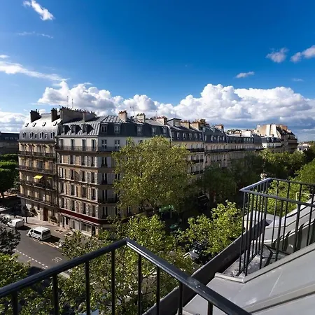 2br 6 Personnes Balcon Vue Luxembourg Appartamento Parigi
