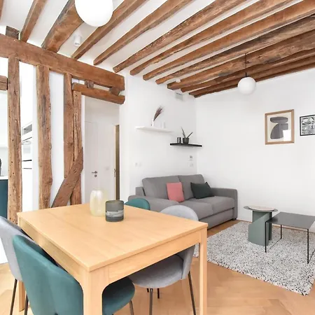 Authentic 1br-4p Republique - Le Marais 公寓 巴黎