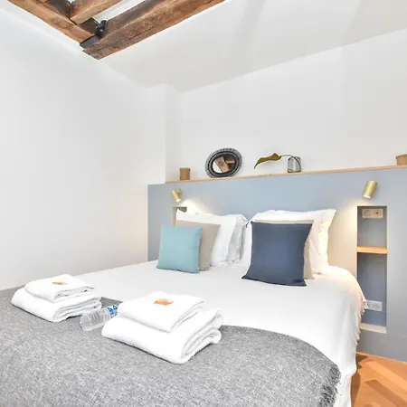 公寓 Authentic 1br-4p Republique - Le Marais