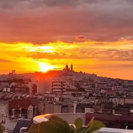 Studio Terrasse Vue Exceptionnelle Sur Tout Appartement Paris