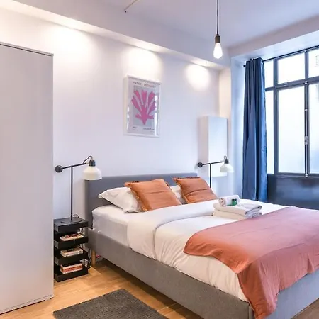 Design Architect Loft For 10 Guests Near Metro Apartamento París