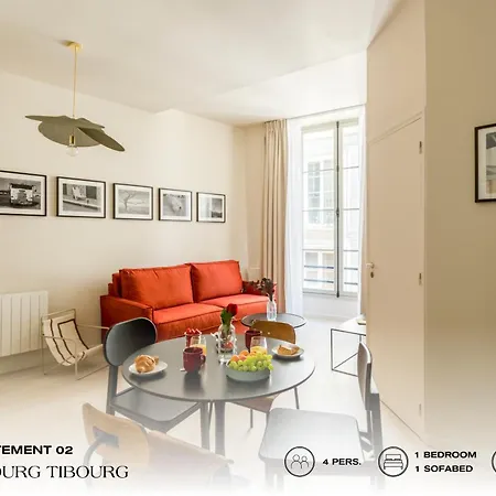 Daire Beauquartier - Marais, Bourg Tibourg