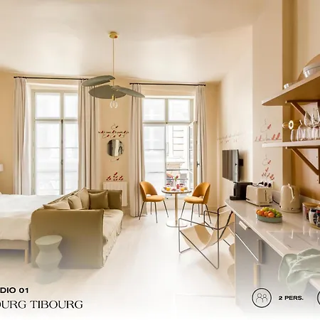 Daire Beauquartier - Marais, Bourg Tibourg